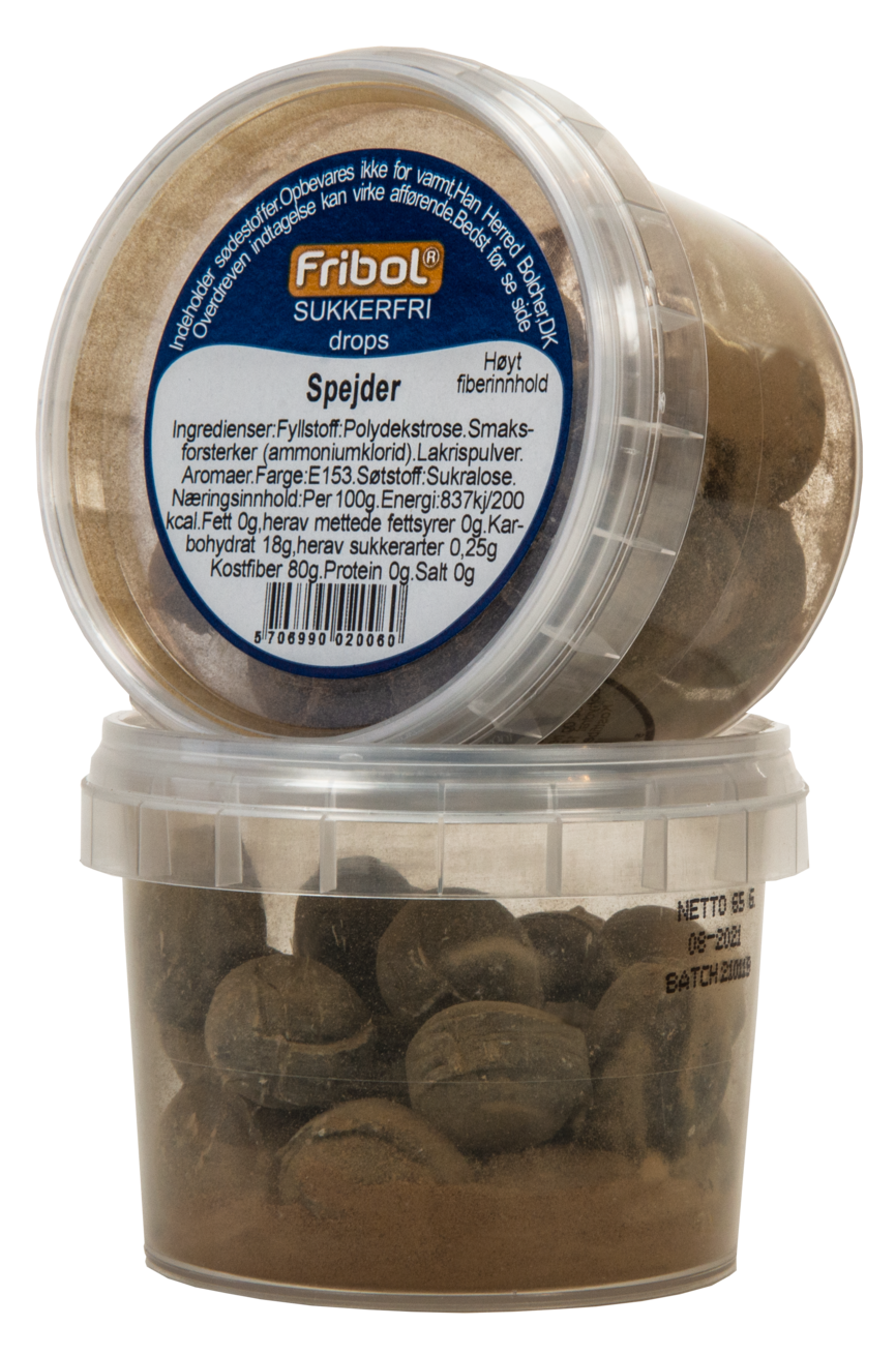 Fribol sukkerfri drops speider