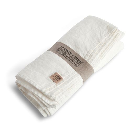 Lovely Linen Dug, Off-White, 145x380 cm
