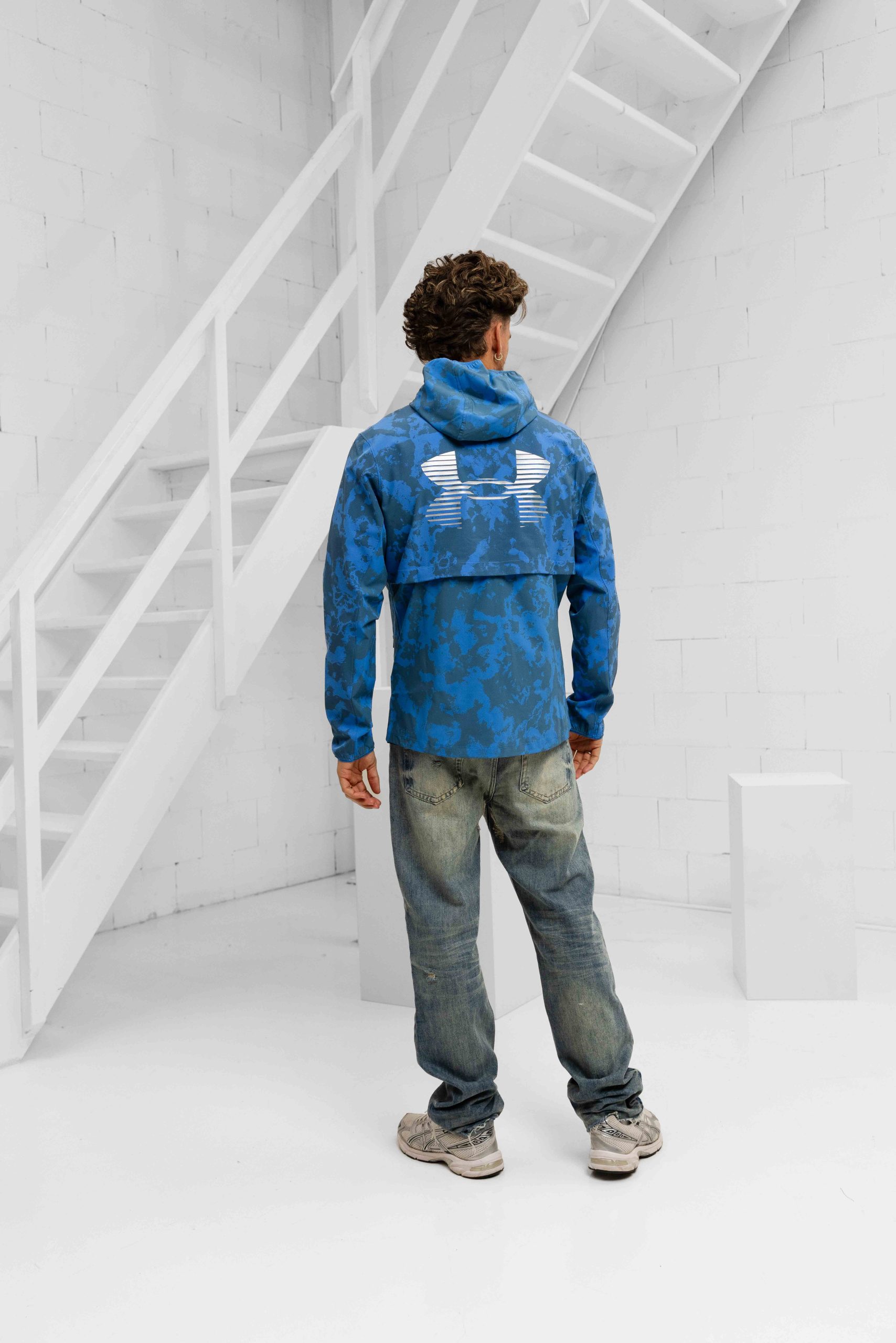 Under Armour Velociti Pro Storm Jack Heren Blauw