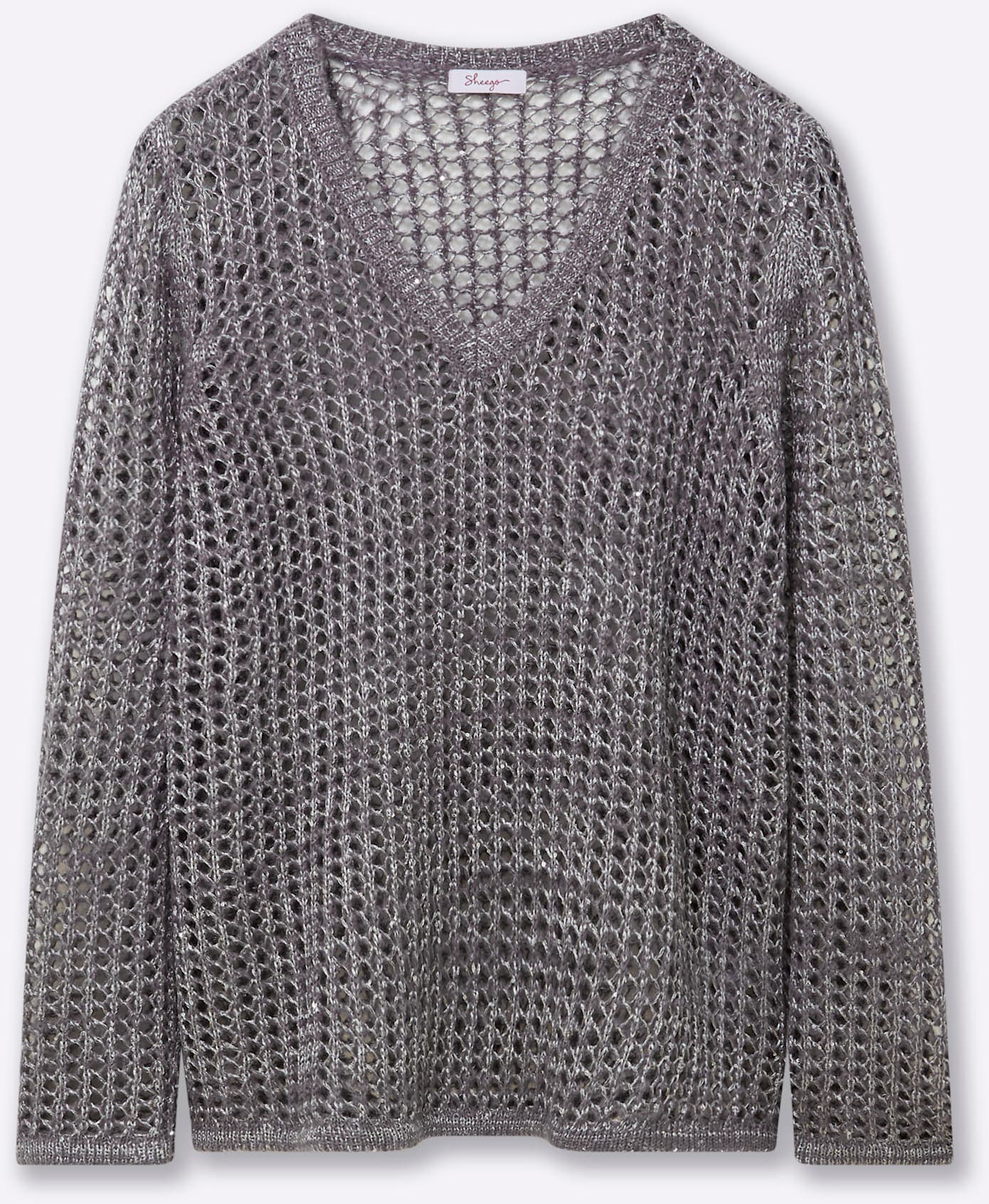 Sheego V-Ausschnitt-Pullover »Pullover«