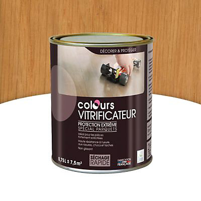 Vitrificateur parquet Passage intense Colours Chêne mat 750ml