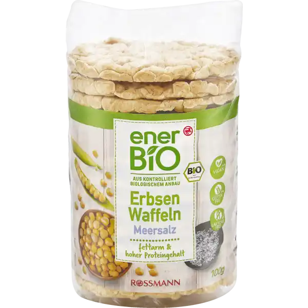 Erbsenwaffeln Meersalz