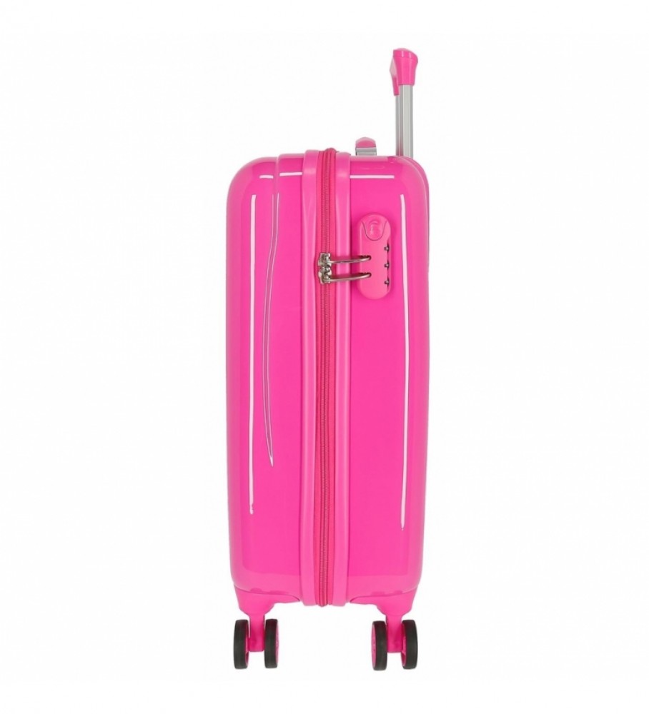 Joumma Bags Maleta de Cabina Brincalhão rgida fucsia -38x55x20cm-