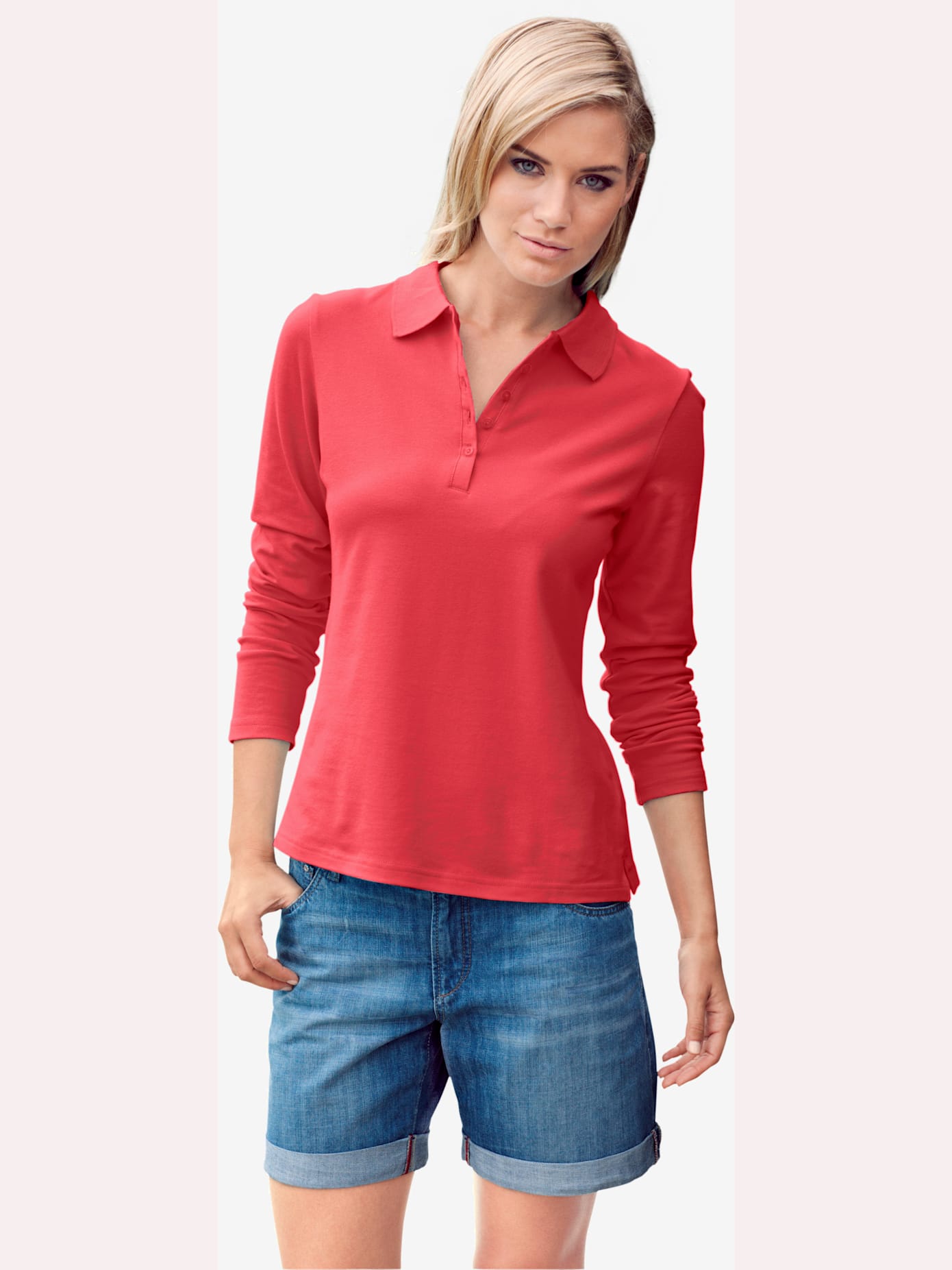 Polo manches longues