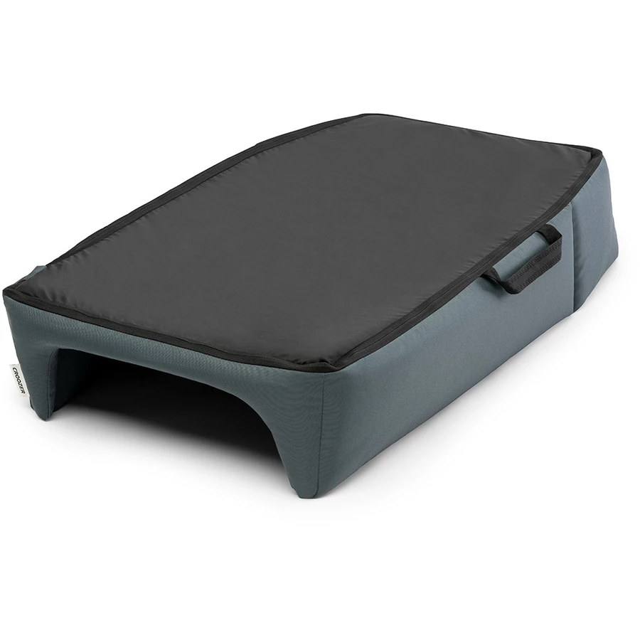 CROOZER Hundefahrradanhänger Dog Mikke Moss green inklusive Hundebett Asphalt grey