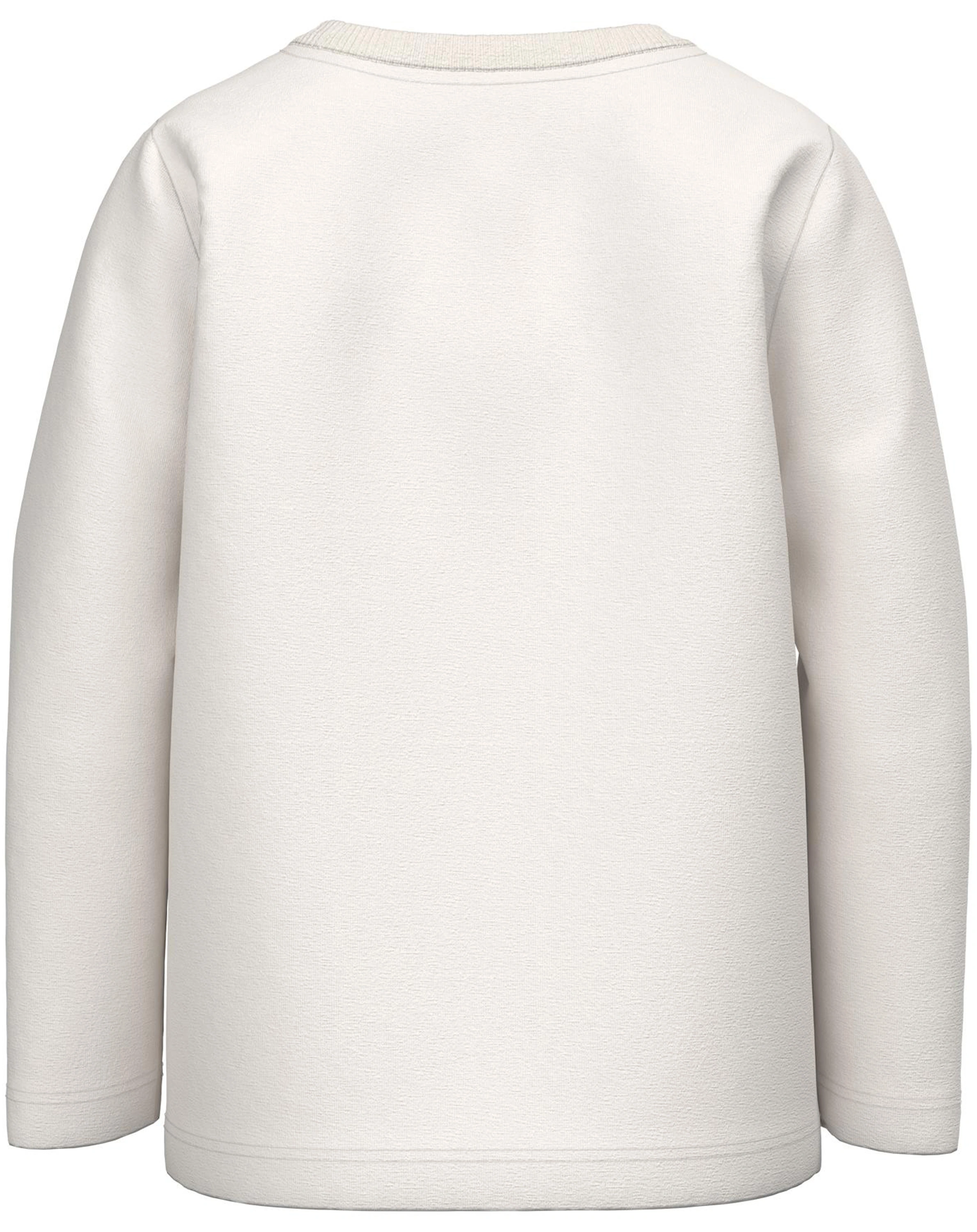 Langarmshirt NMMVUX - DINOSAURS in white alyssum