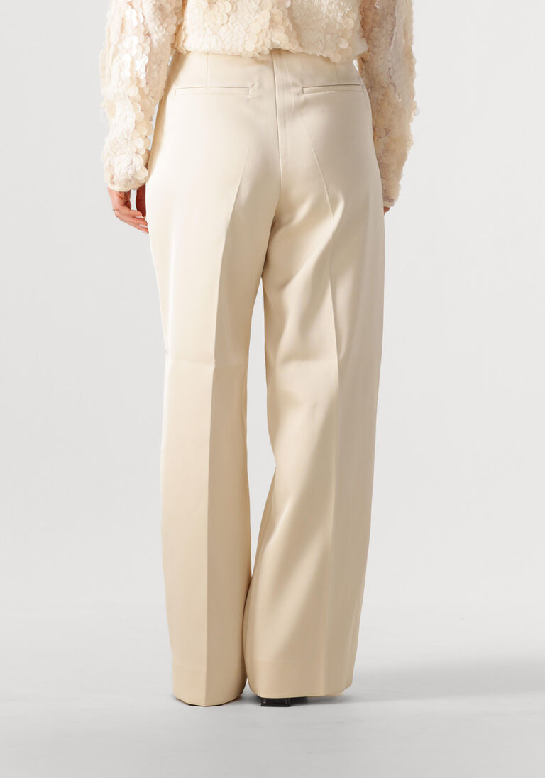 creme second female wijde broek dazzle trousers