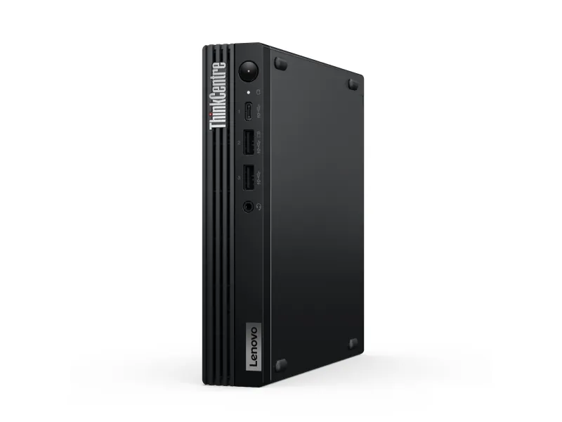 Lenovo ThinkCentre M75q Gen 5 12RQ - Lille Ryzen 5 Pro 8500GE / op til 5 GHz - RAM 16 GB - SSD 512 GB - TCG Opal Encryption 2, NVMe - Radeon 740M - Gigabit Ethernet, Bluetooth 5.3, IEEE 802.11ax (Wi-Fi 6) - Win 11 Pro - skærm: ingen - tastatur: Nordi