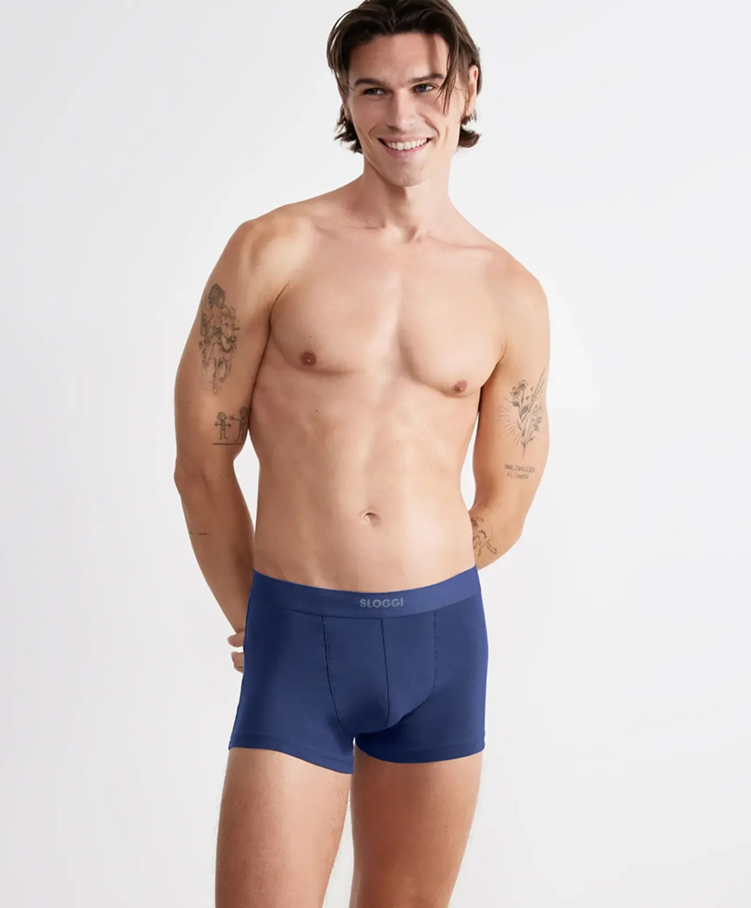 Sloggi Heren boxershort blauw