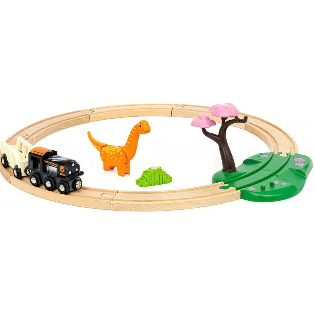 brio treinbaan cirkel - dinosaurus - 12-delig