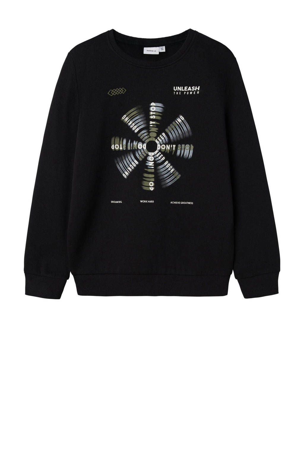 NAME IT sweater zwart