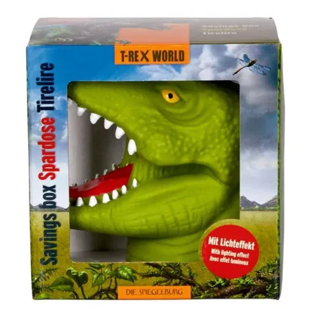 Die Spiegelburg Spardose mit Lichteffekt T-Rex World