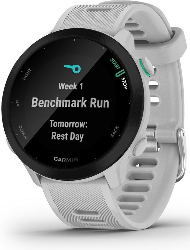 Garmin - Forerunner 55 - Smartwatch - Wit - GPS - Hartslagmeting