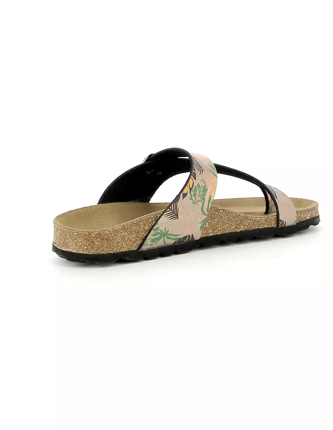 AUTENTI 7923 - Sandales & nu-pieds Marronfleuri