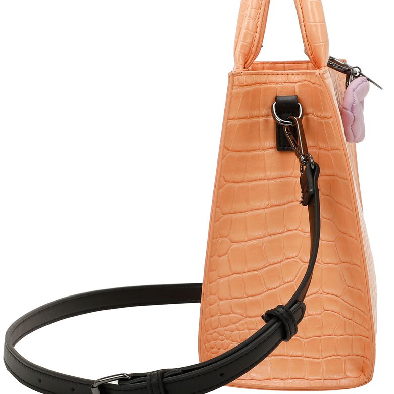 Big Boxy Collection Croco Orange Tan