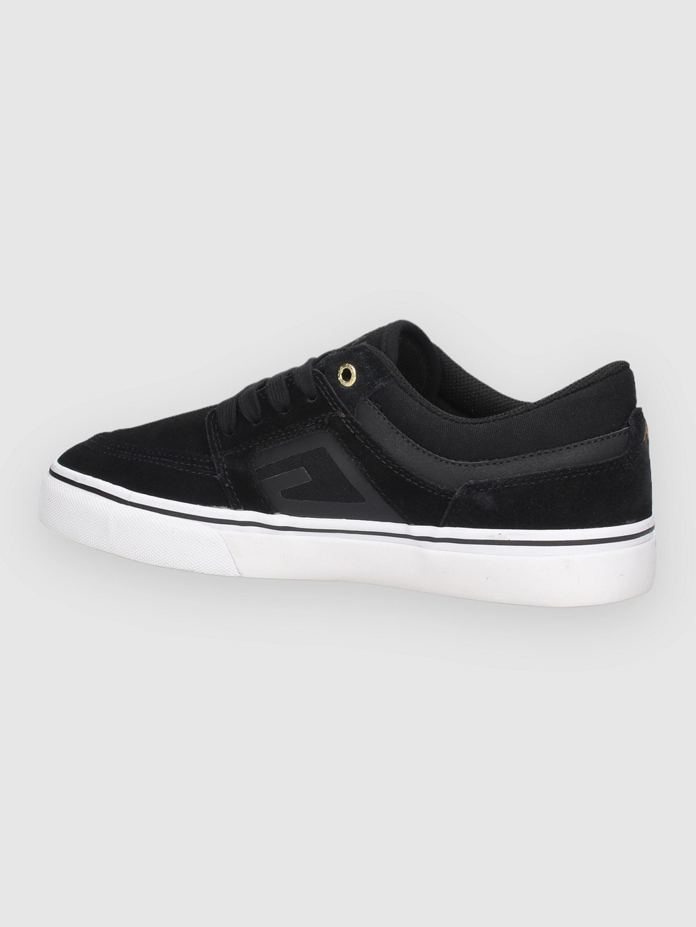 Emerica Hoban Skate Shoes black/white/gold