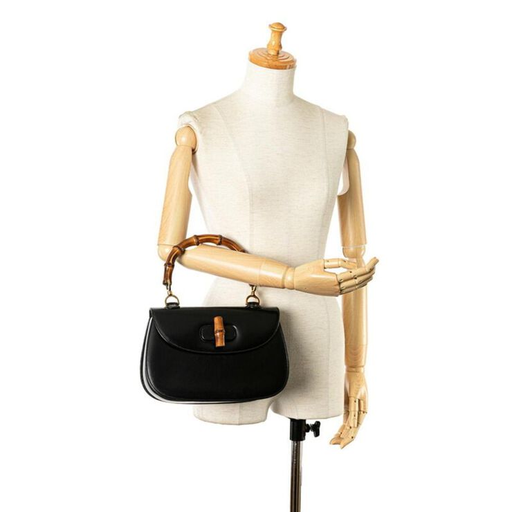 Gucci Vintage Gucci Bamboo Black