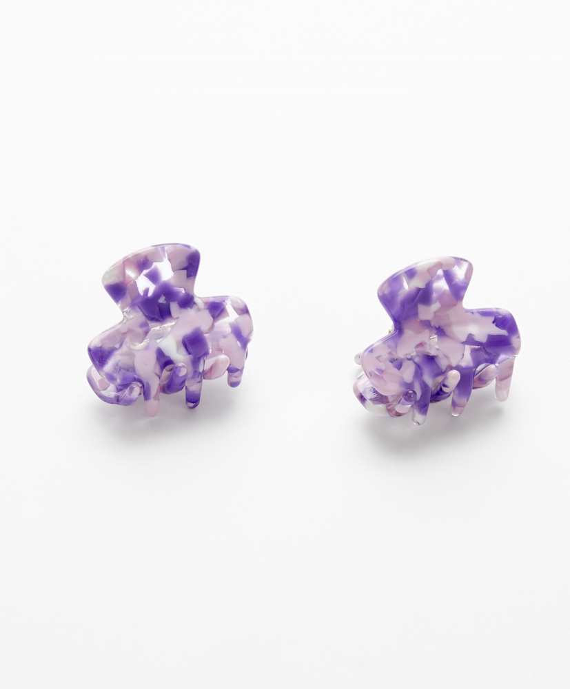 2 mini presilhas de cabelo