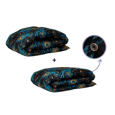 Easy Dekbed - Peacock Feathers
