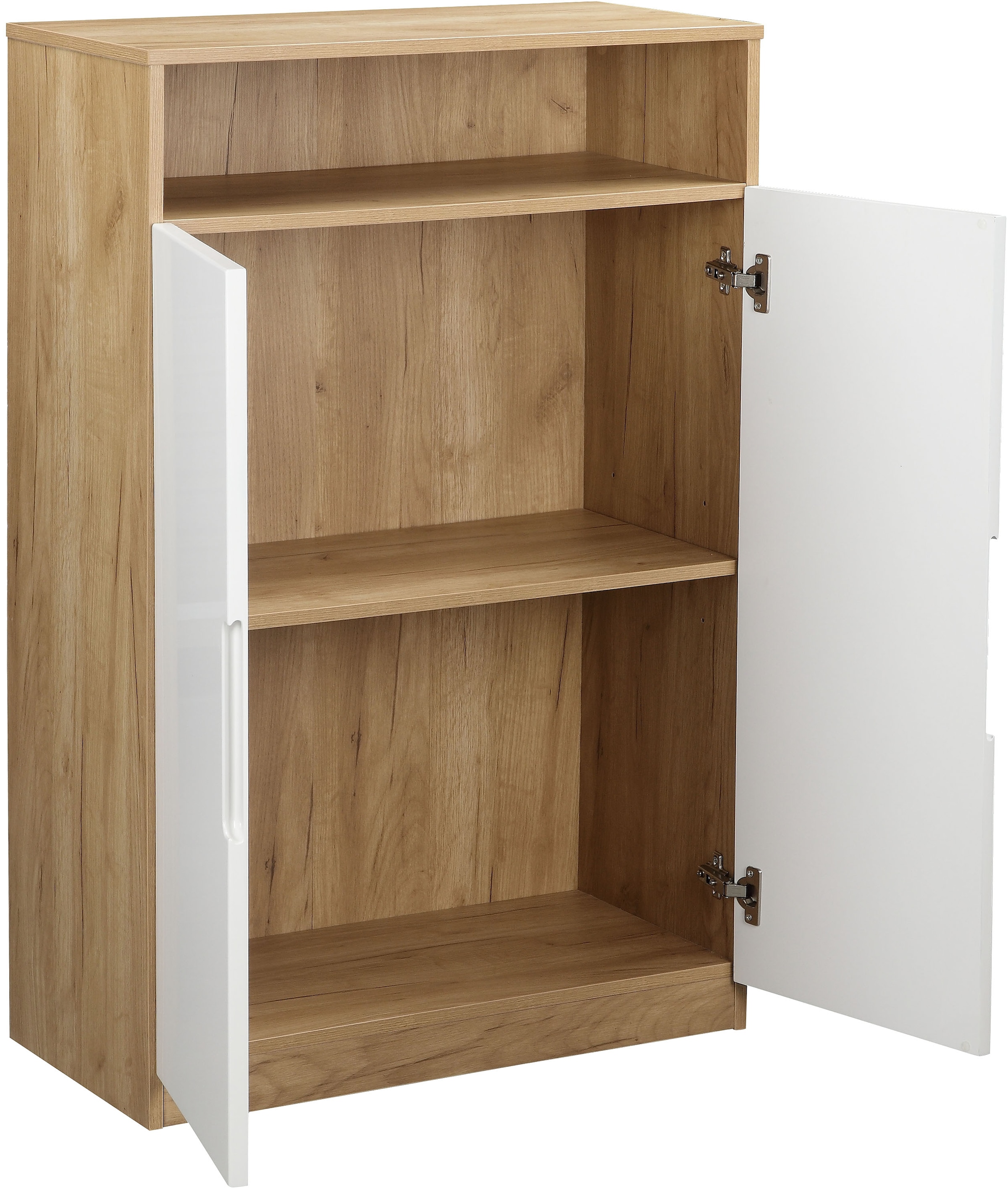 andas Aktenschrank »Lund« mit Griffmulden & Hochglanzfronten, Aktenordnerhöhe, Breite 70 cm