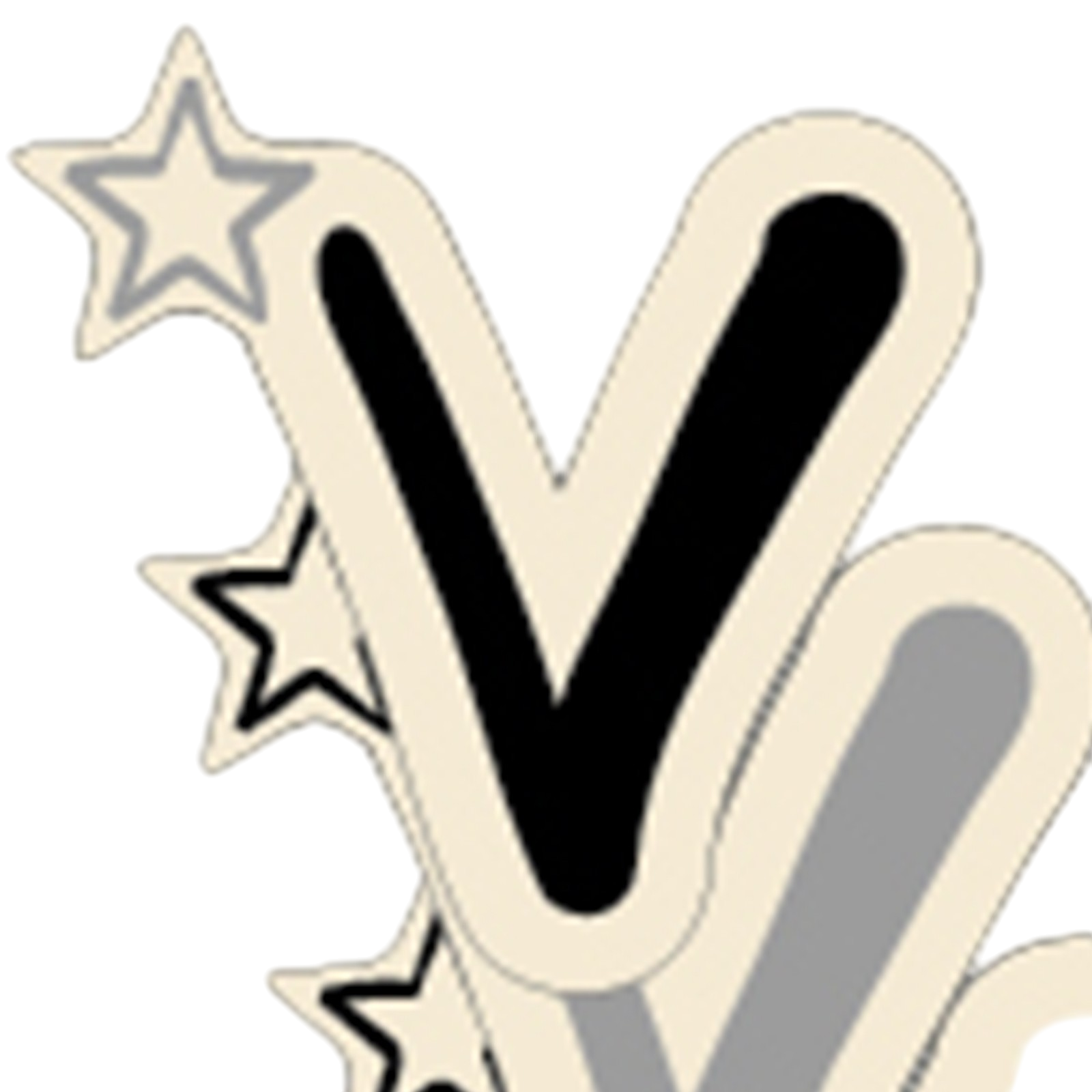 Buchstaben klein V