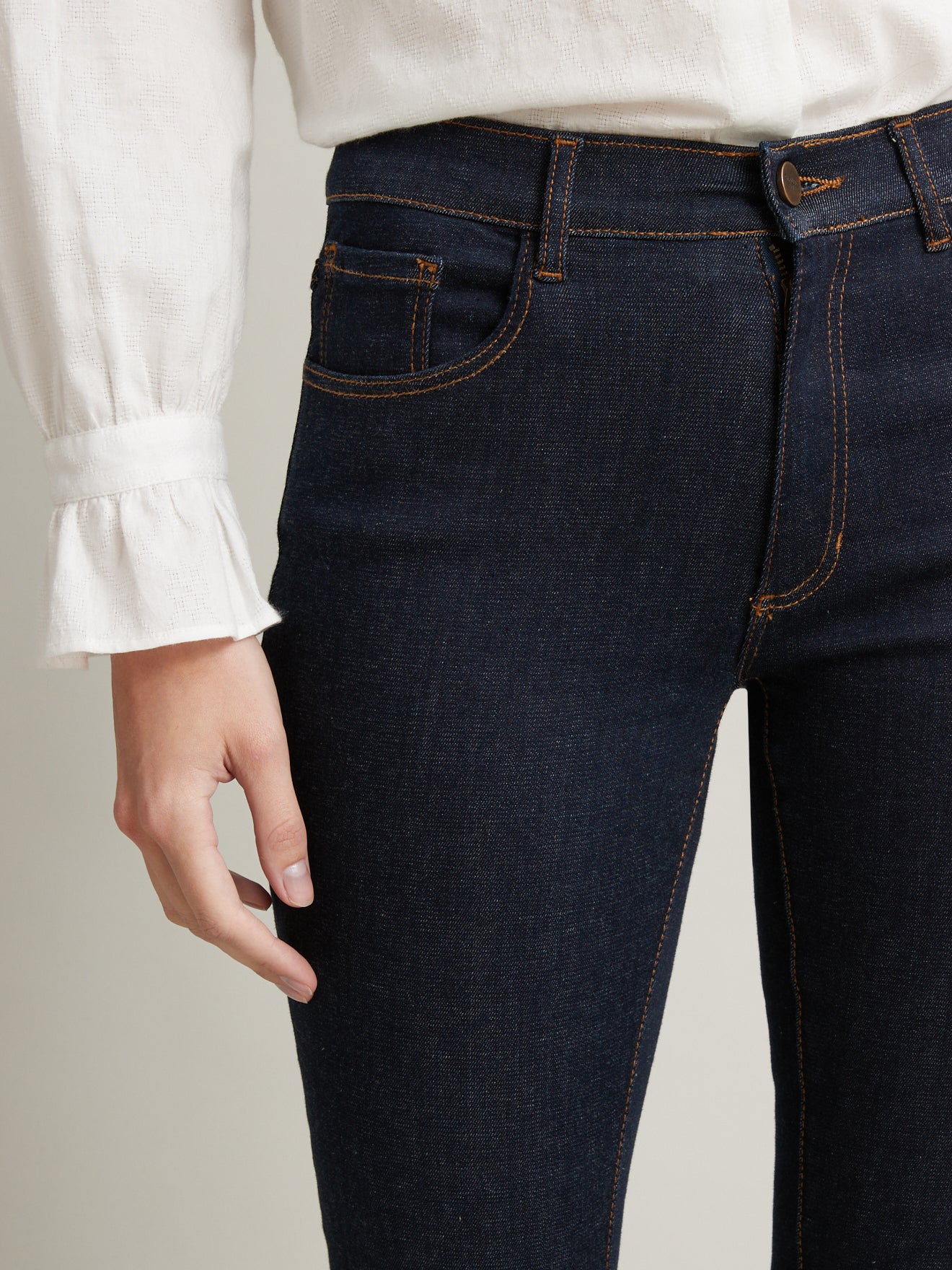 Jean Slim super stretch Femme Farah - Coton bio, délavage écoresponsable