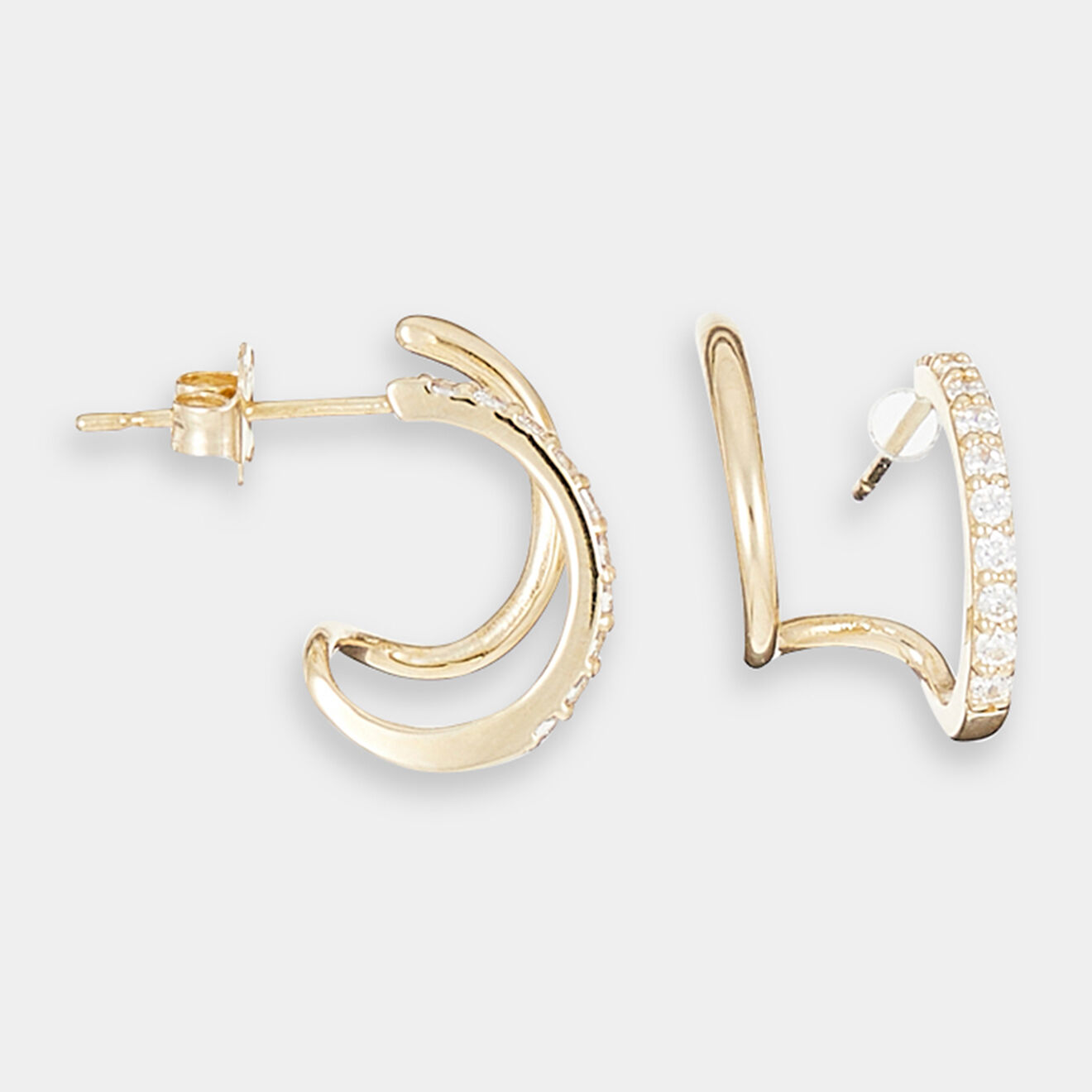 Instant d'Or Boucles d'oreilles Naomi or jaune