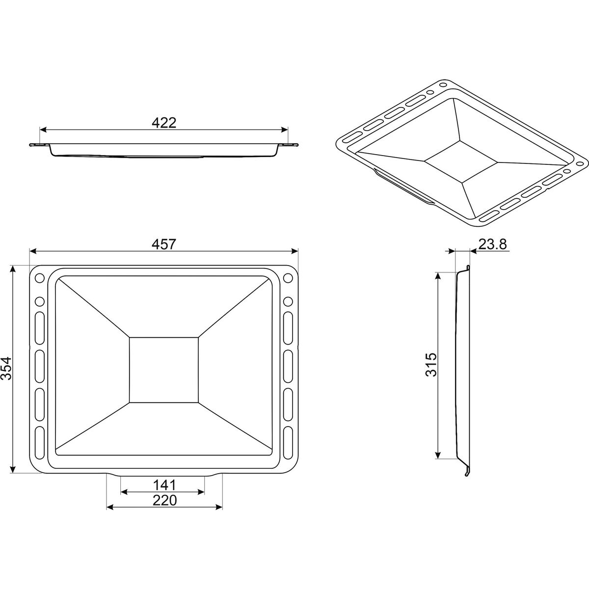 BN620-1 Bakeplate, 20 mm