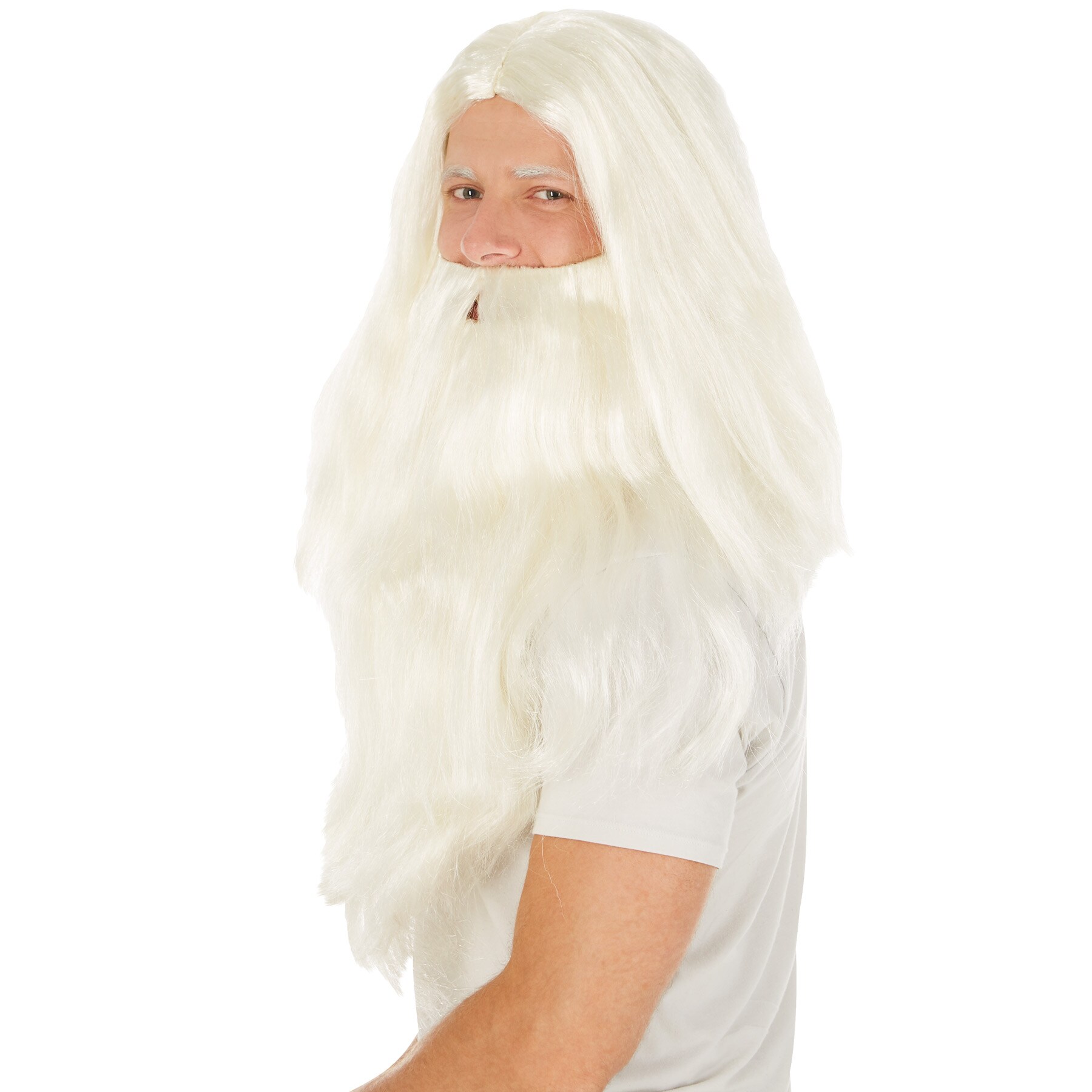 tectake® Perücke Weihnachtsmann