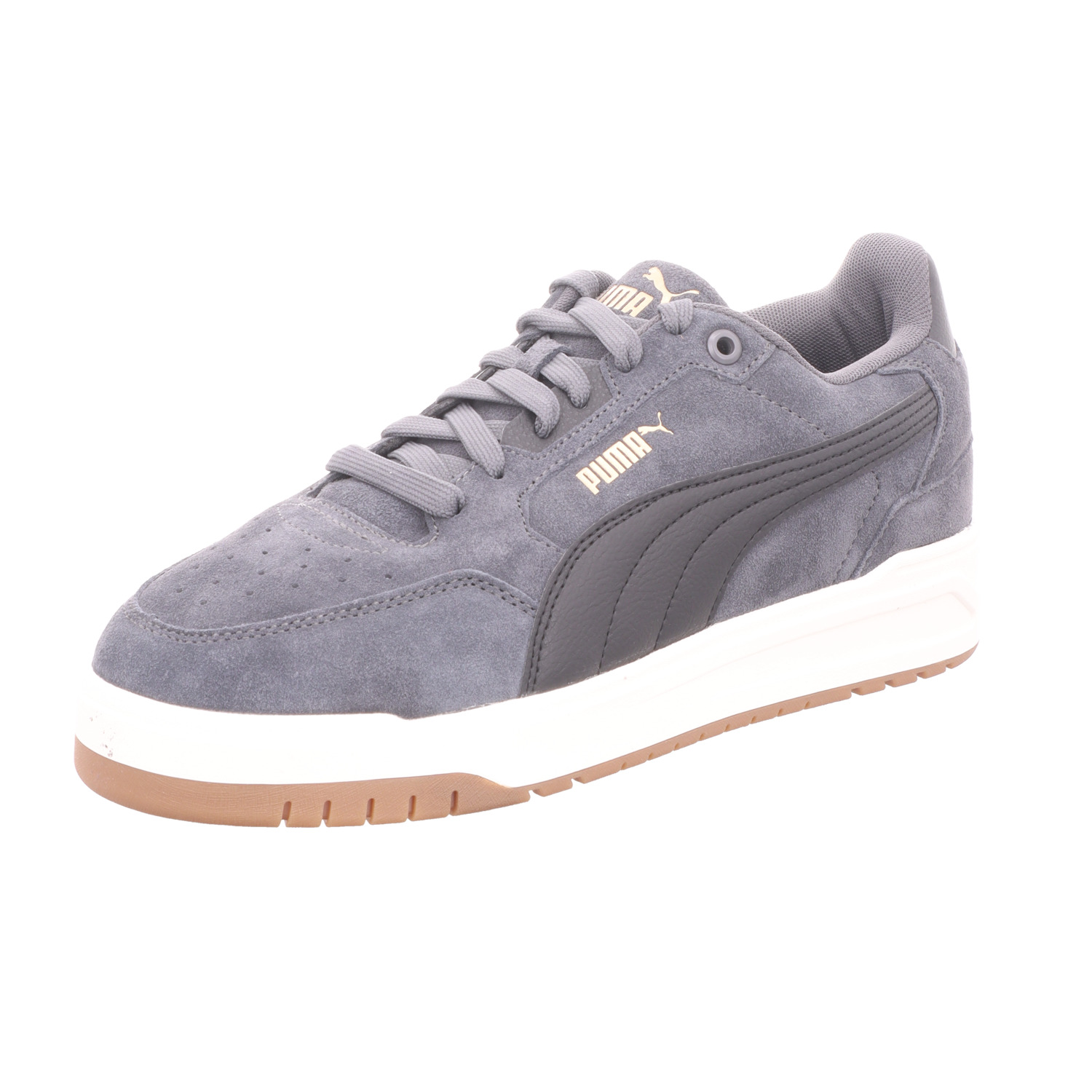 Puma Herren-Sneaker Shuffle Downtown SD Dusky Gray Grau-Schwarz-Weiß