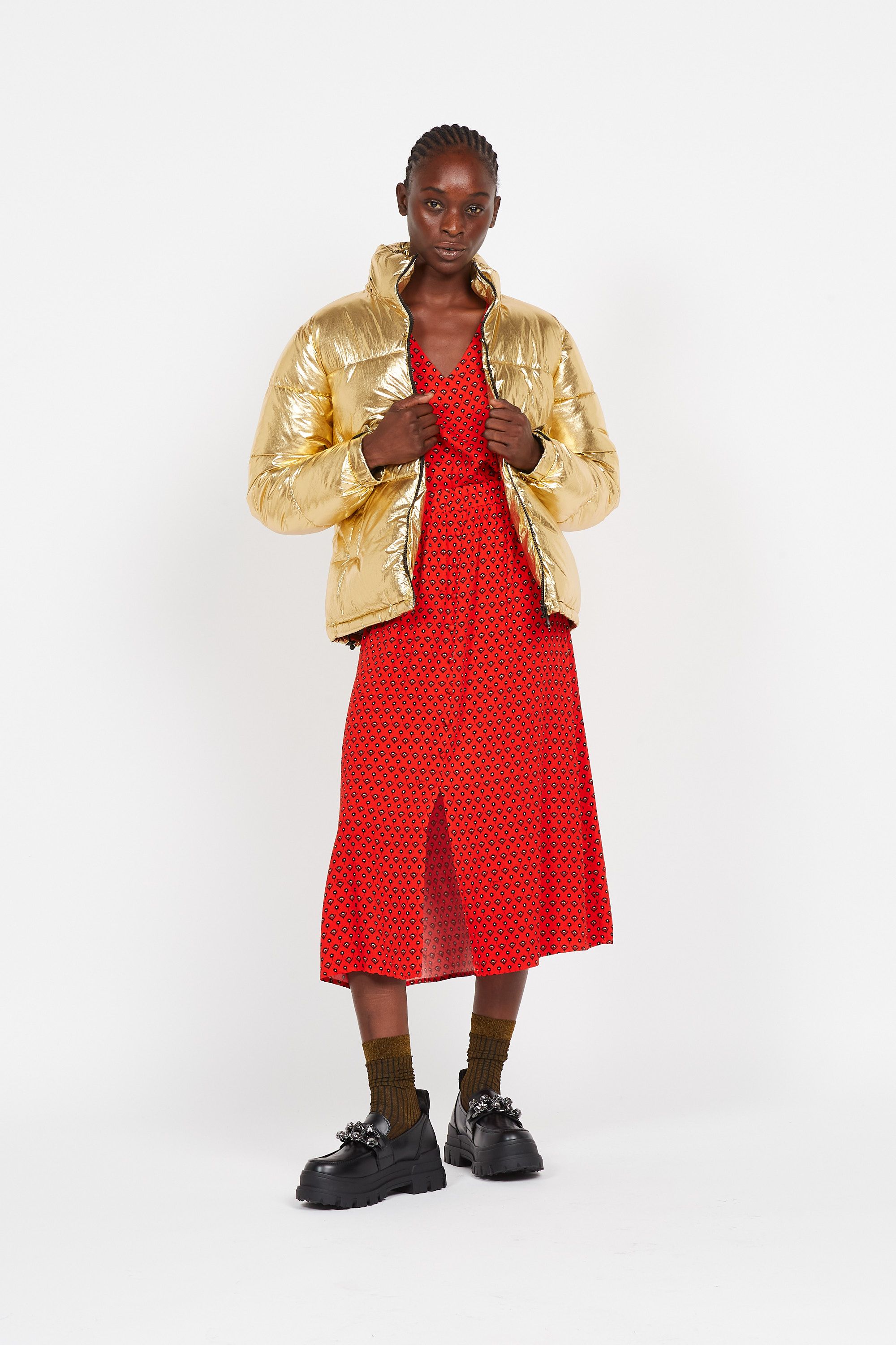 GRACE ET MILA Jupe GWENDAEL Rouge