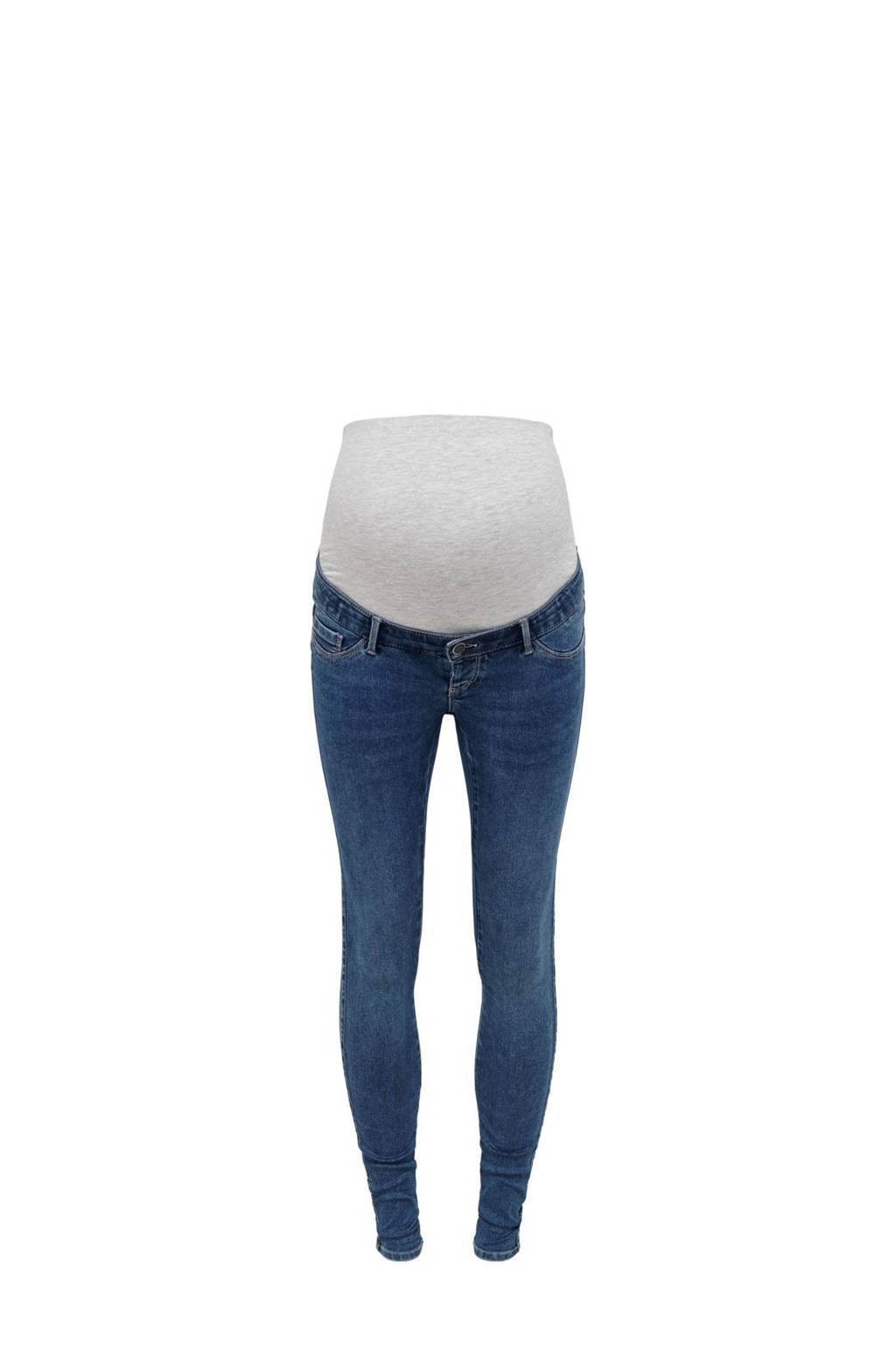 ONLY MATERNITY skinny zwangerschapsjeans OLMROYAL met katoen stonewashed