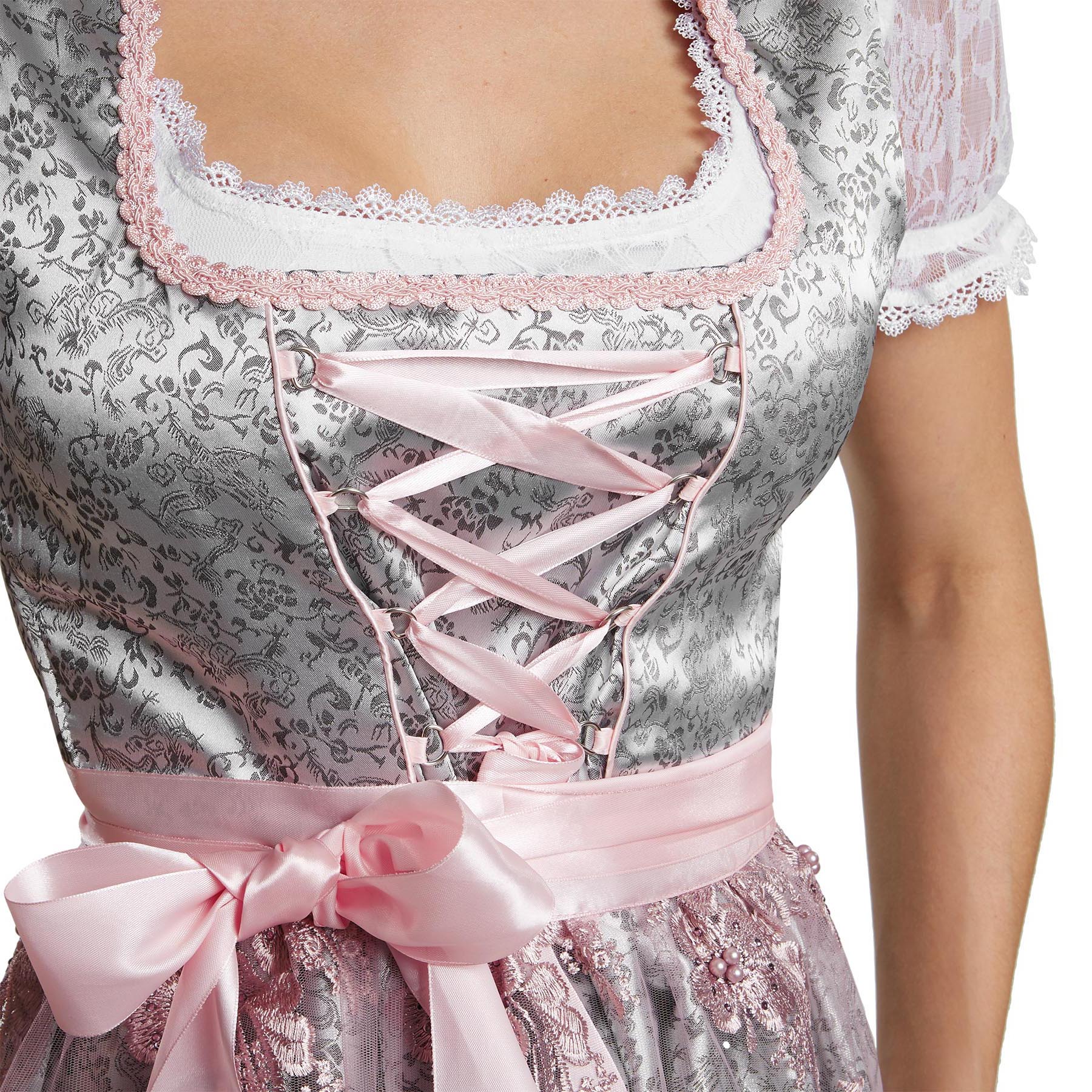 tectake® Frauenkostüm Mini-Dirndl Sonthofen Modell 2