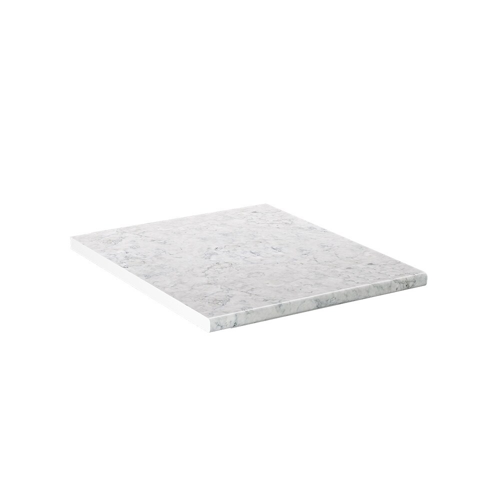 Vicco Küchenarbeitsplatte R-Line Marmor Weiß 50 cm