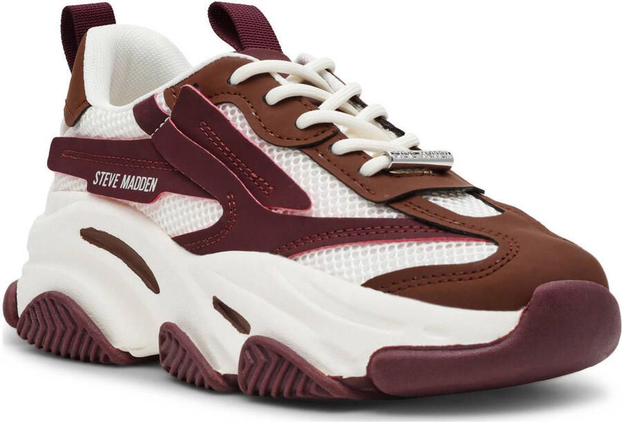 Steve Madden Dames Sneakers Wit SM19000033 WSC Possession-E