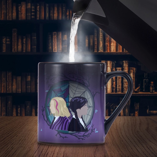 Wednesday - Tasse mit Farbwechsel - Wednesday + Enid