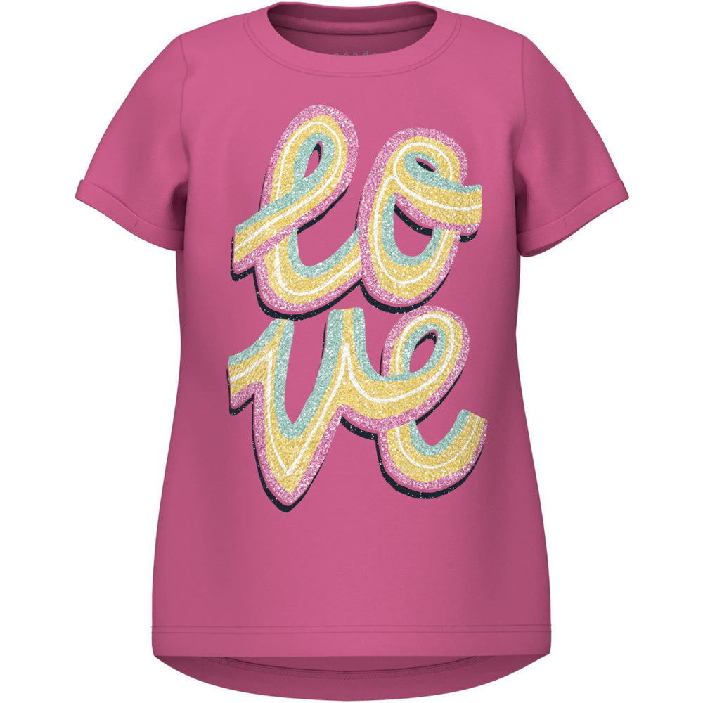 Køb Name It Pink Power Love Vix T-Shirt
