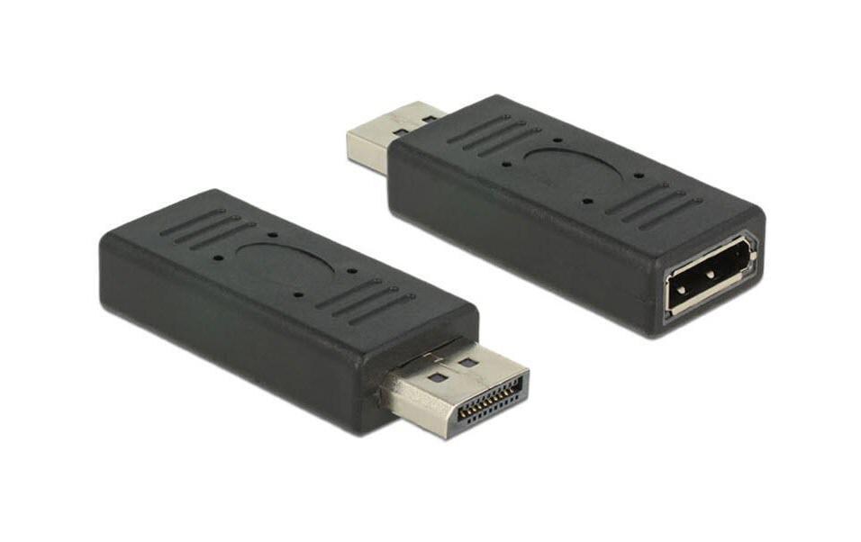 Adapter Displayport, (f-m) PortschonerSchutz der DisplayPort Schnittstelle bei hohen Steckzyklen