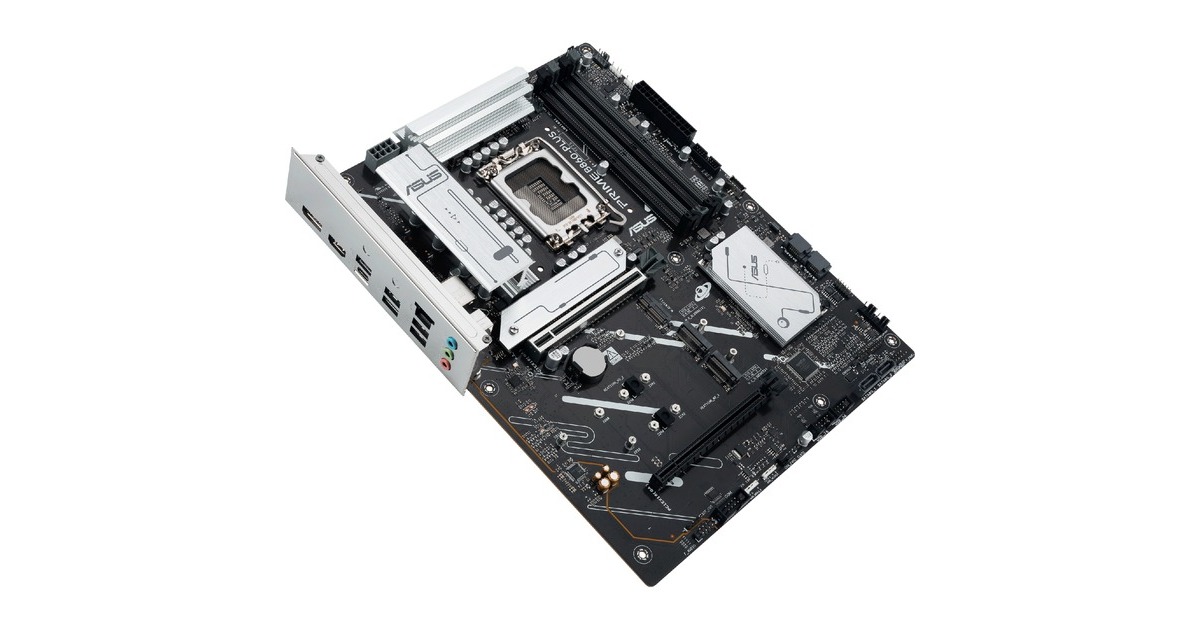 ASUSPRIME B860-PLUS-CSM socket 1851 moederbord  (RAID, 2.5 Gb-LAN, Sound, ATX)