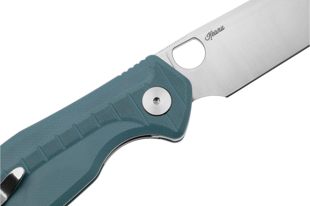 Bestechman Angry Owl BMK12C-1 Satin D2, Blue G10, zakmes