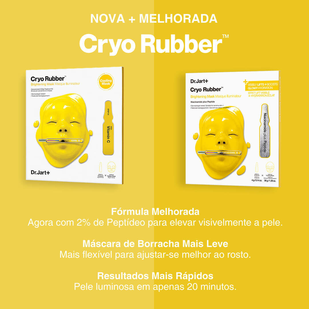 DR JART+ Cryo Rubber Brightening Mask (Peptídeo) - 1un