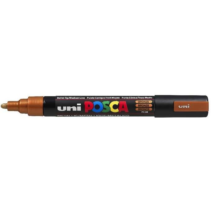 Marqueur posca pointe conique moyenne coloris bronce