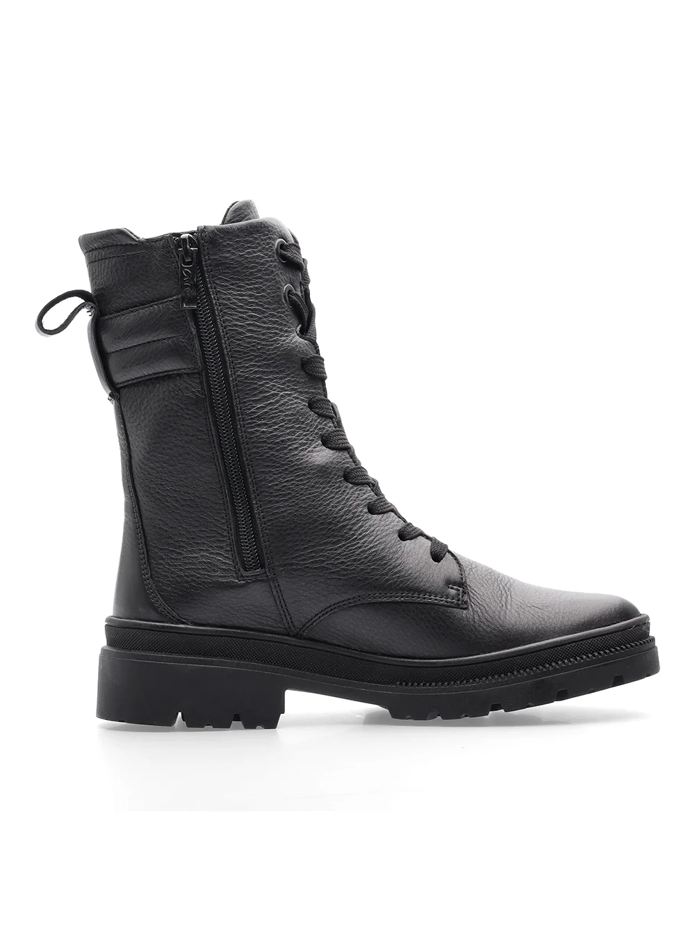 Schnürstiefelette Dover schwarz