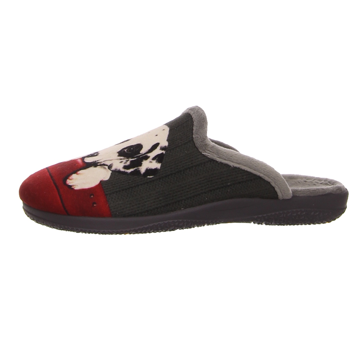 Miro Hausschuhe grau/rot grau