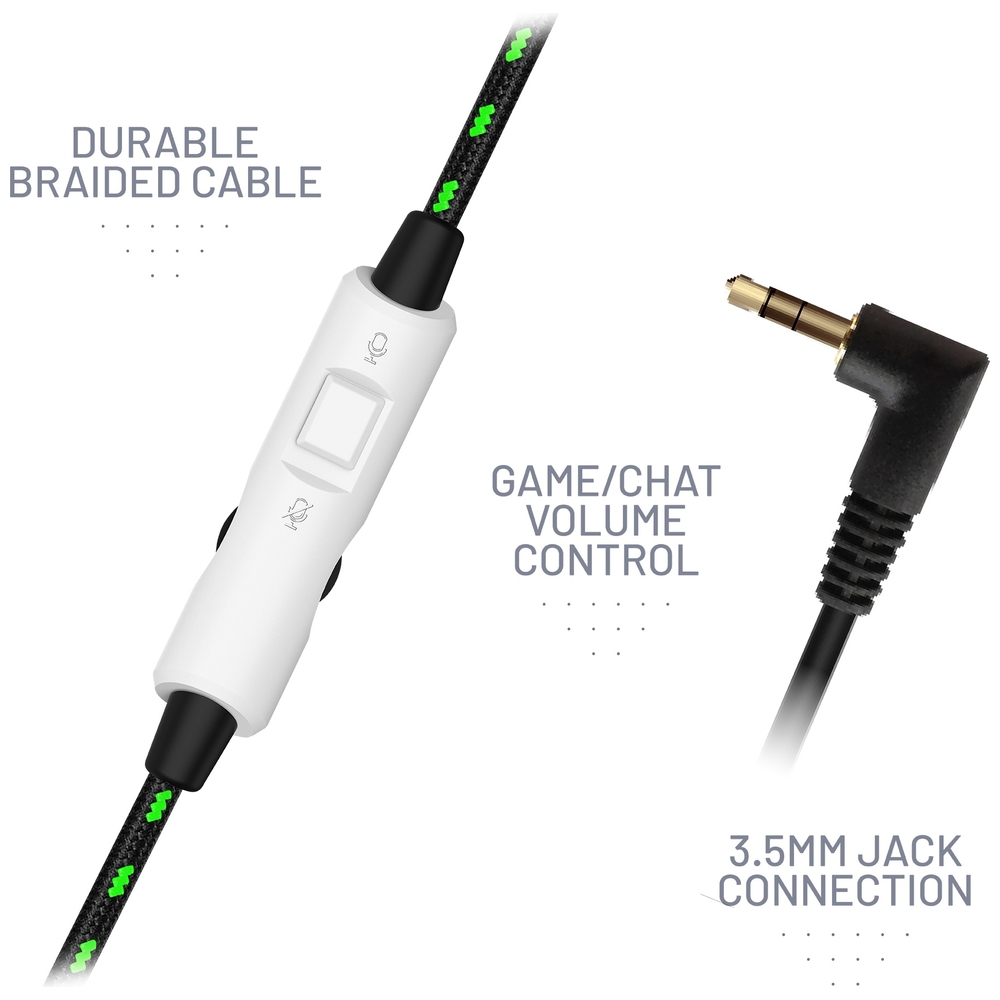 Stealth C6-100 Gaming-Headset für Xbox, PS4/PS5, Switch, PC & Mobilgeräte – Weiß & Grün