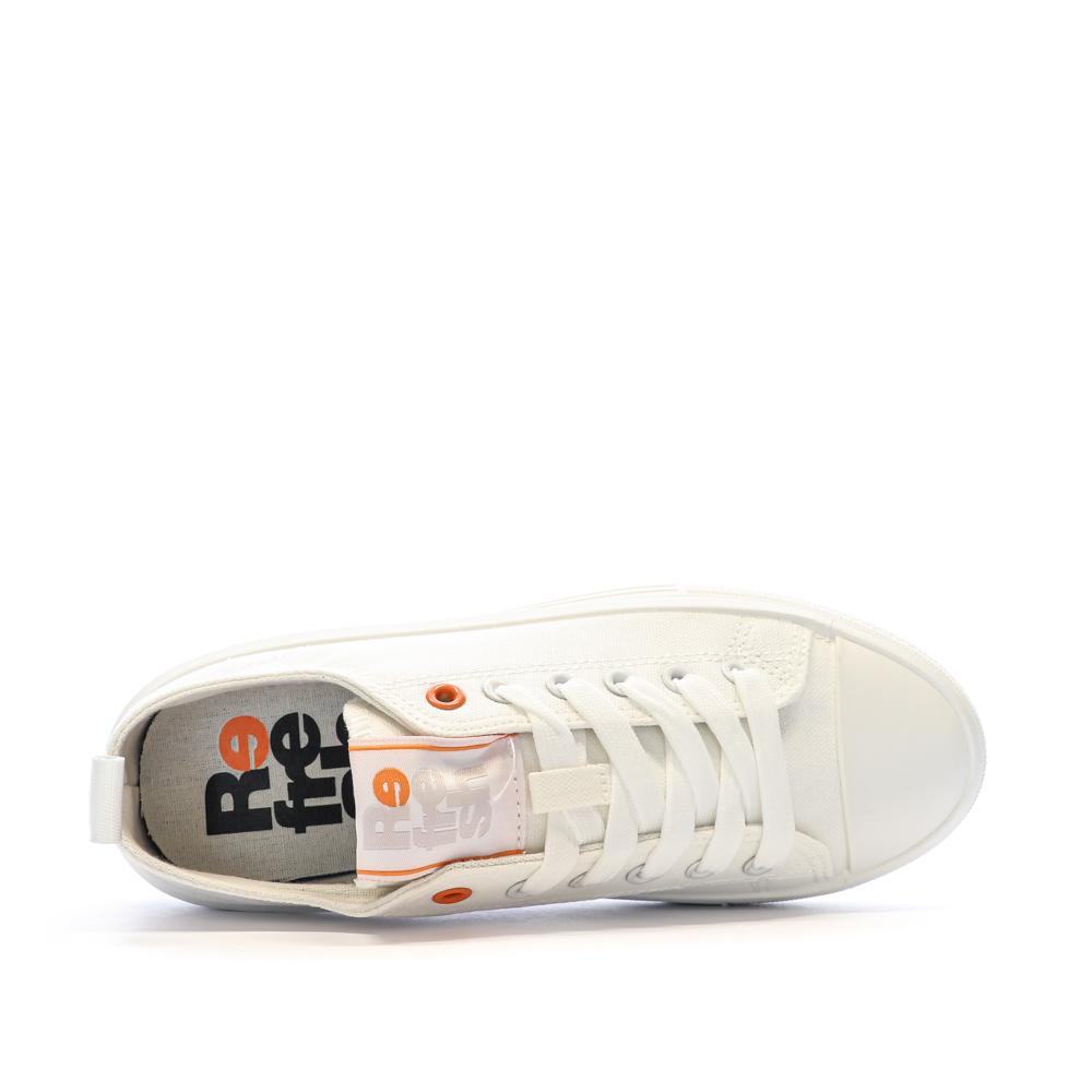 Refresh Baskets Basses Blanches Femme Refresh Lona