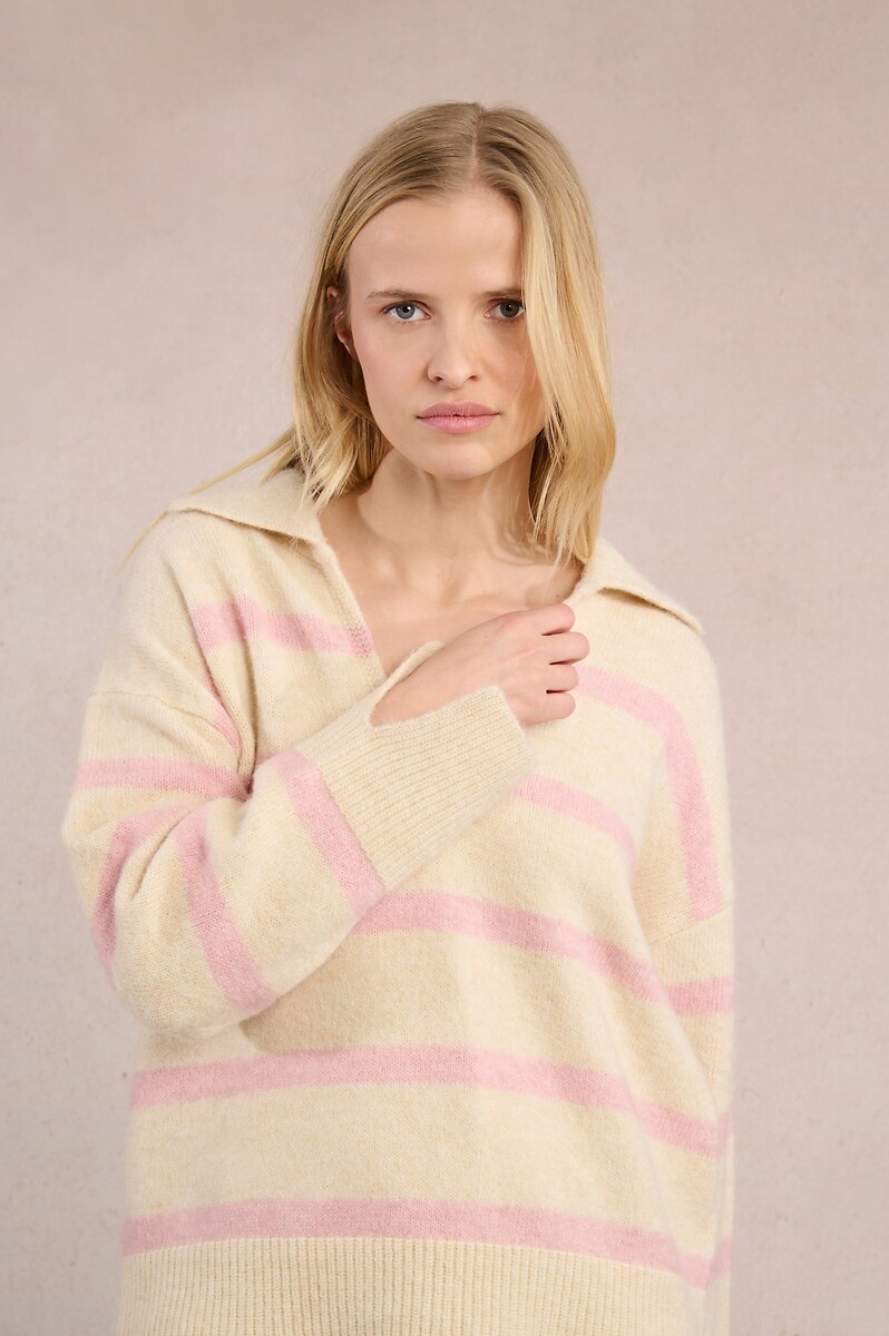 MOLLY BRACKEN<br>Camisa polo listrada