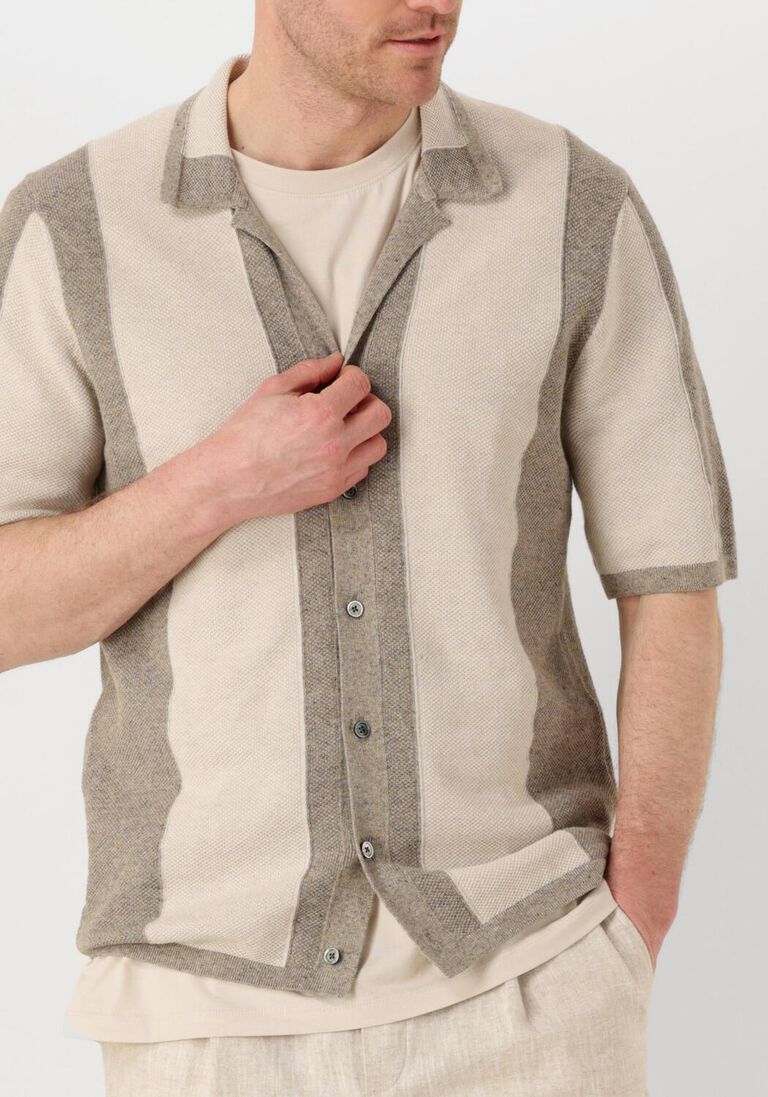 beige profuomo polo polo camp button th
