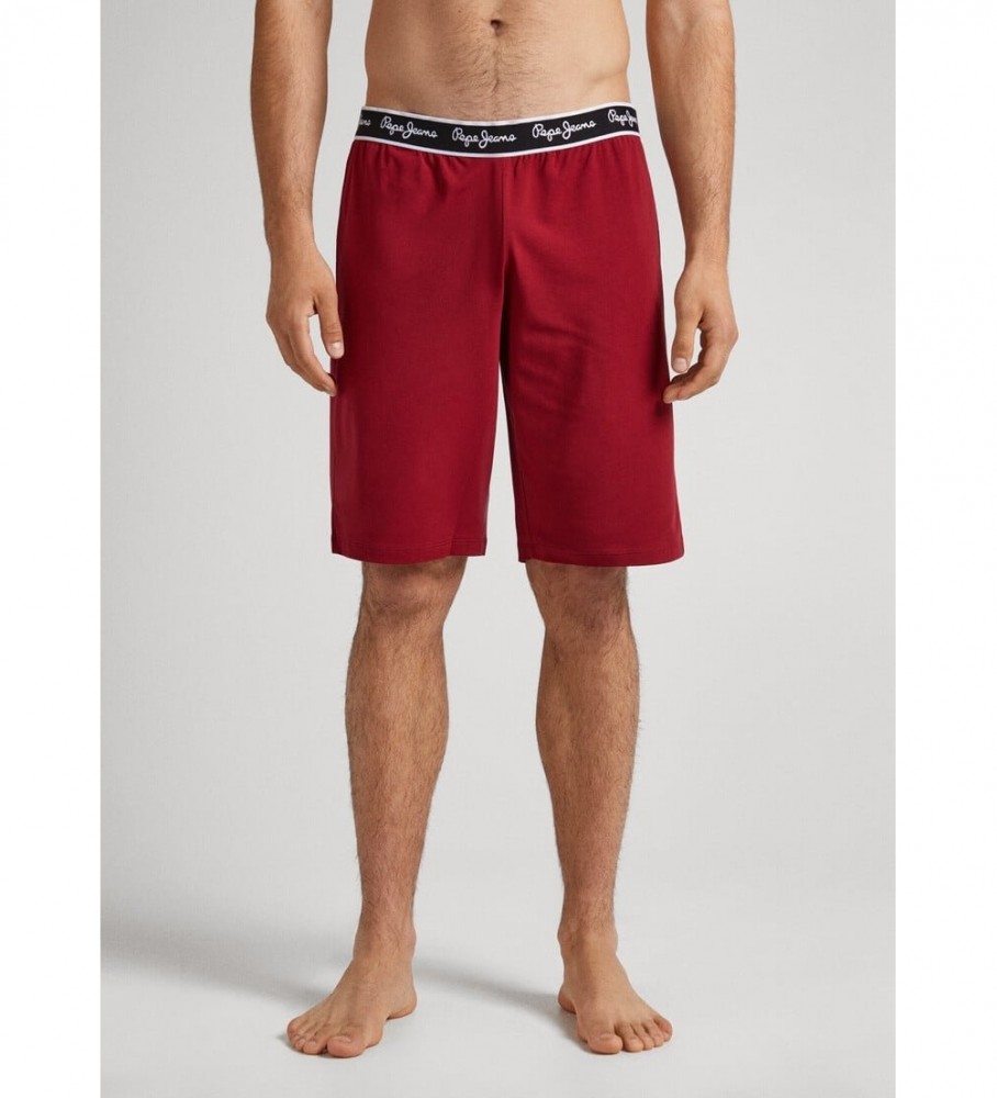 Pijama curto Pepe Jeans vermelho liso
