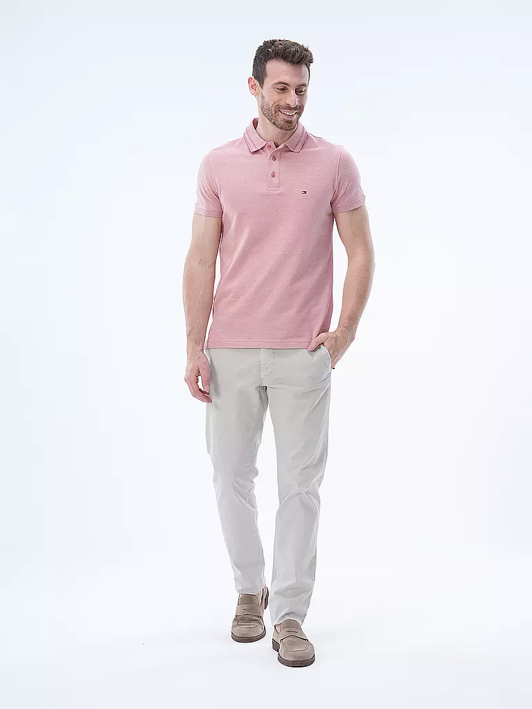 TOMMY HILFIGER Poloshirt Slim Fit rosa